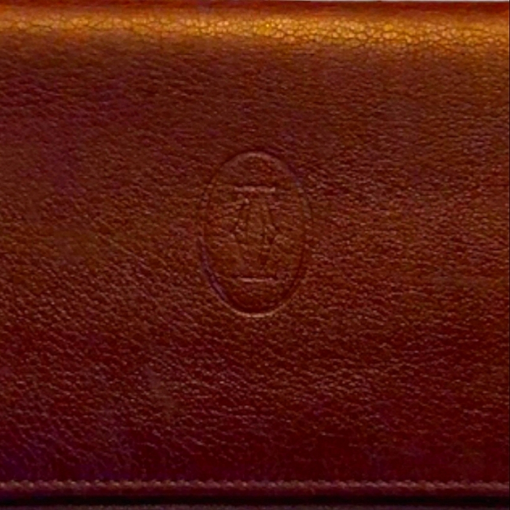 MUST DE CARTIER AUTHENTIC LEATHER WALLET PRISTINE CONDITION - Picture 7 of 7